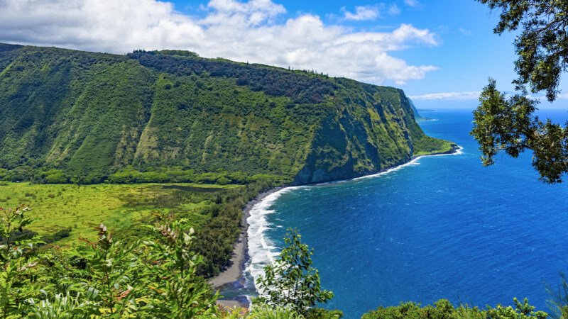 a nice view somewhere on the Big Island
