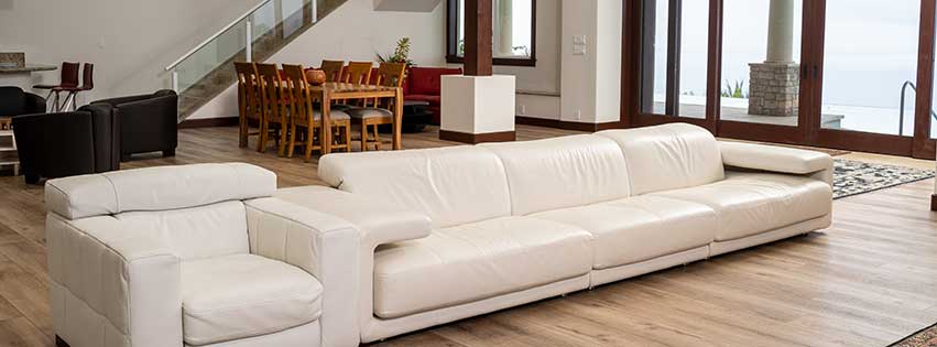 spacious villa living room