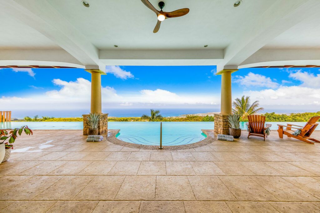 big island vacation rental with pool